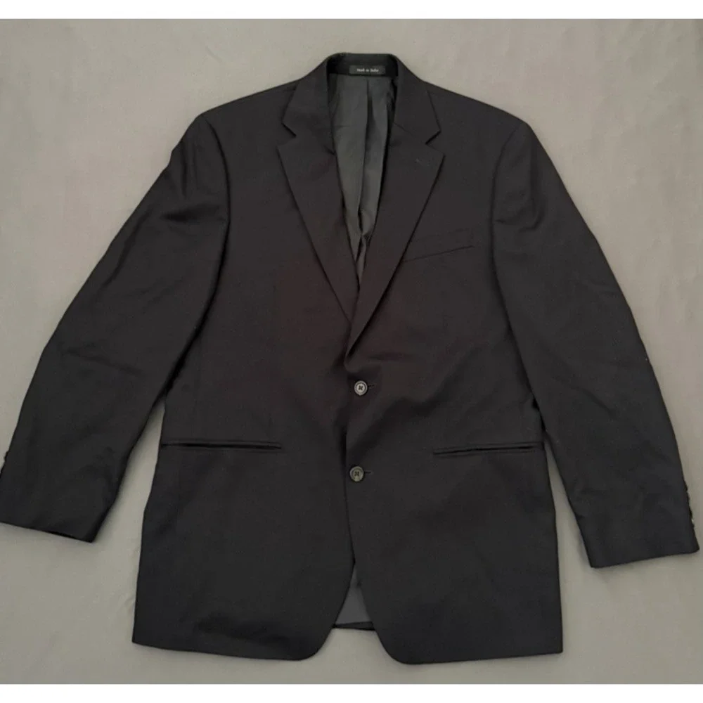 Lauren By Ralph Lauren Sport Coat Blazer Mens 40R Blue Green Label 100% Wool